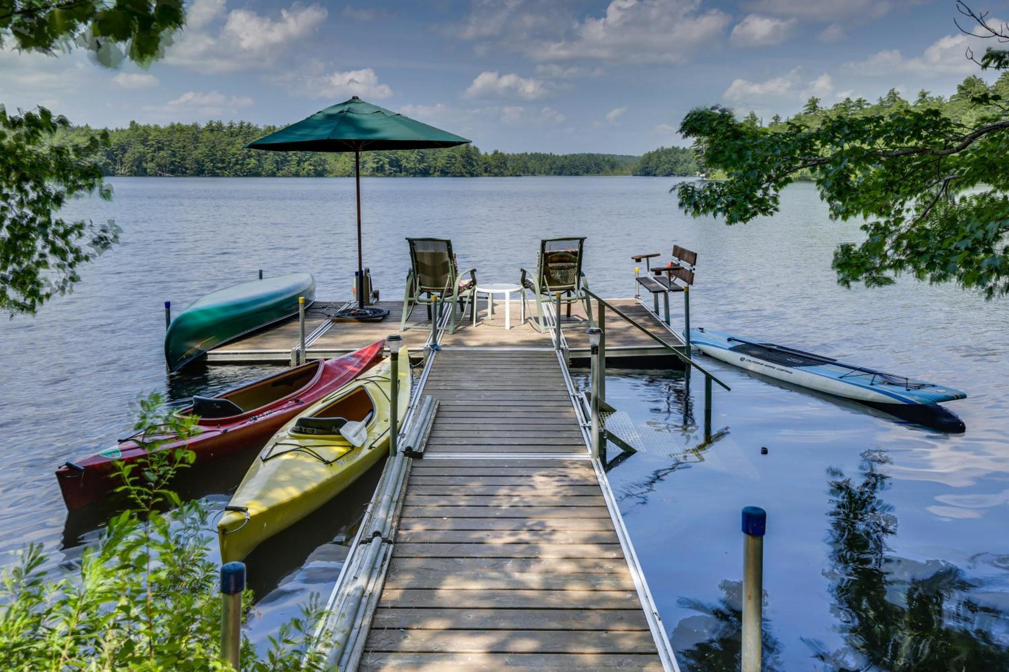 Maine Cottage With Dock And Kayaks, Near Augusta! Exterior photo