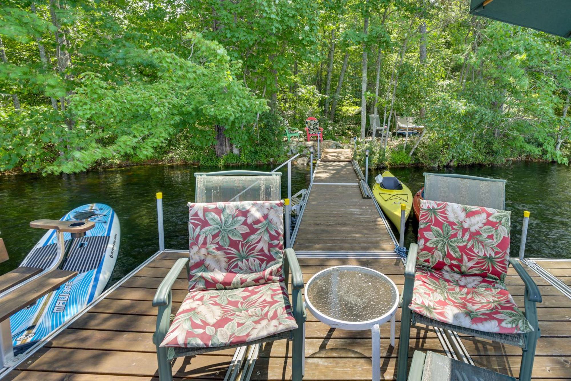 Maine Cottage With Dock And Kayaks, Near Augusta! Exterior photo